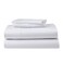 GhostBed King Cooling Supima Cotton and Tencel Luxury Sheet Set Wrinkle Resistant with Deep Pockets 6 Piece White