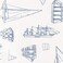 Nautica Full Size Sheet Set Crisp Cotton Percale Bedding with Matching Pillowcases Lightweight Breathable Bed Sheets Deep Pocket College Dorm Room Essentials Whitewood Sail Blue