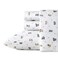 PoppyFritz Poppy Fritz Twin Sheets Cotton Percale Bedding Set Crisp Cool Ideal Bedding Set Skateboarding Bulldogs Twin