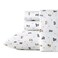 PoppyFritz Poppy Fritz Twin Sheets Cotton Percale Bedding Set Crisp Cool Ideal Bedding Set Skateboarding Bulldogs Twin