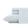 Tommy Bahama King Sheets Cotton Percale Bedding Set Crisp Cool Stylish Bedding Set Kaw Palms Blue King
