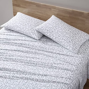 Eddie Bauer Twin Sheet Set Cotton Percale Bed Sheets Crisp Cool Ideal Dorm Essentials Albright Hill Green Twin