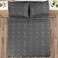 Utopia Bedding Queen Sheet Set Soft Microfiber 4 Piece Bed Sheets with 15 Deep Pocket Easy Care Brushed Microfiber Paisley Grey
