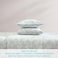 Tommy Bahama Queen Size Sheets Set Crisp Tailored Cooling Sheets with a Smooth Cotton Percale Lightweight Feel Bed Sheets with Matching Pillowcases Fitted Sheet Pen and Ink Palm Green