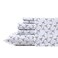 Wrangler Full Size Sheet Set UltraSoft Lightweight Bedding Lightweight for Year Round Comfort Deep Pockets Bed Sheets with Matching Fitted Pillowcases Steer Skulls Black