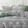 Bedsure Full Size Bed Sheets 4 Pieces Soft Full Sheet Set Breathable Cooling Hotel Luxury Easy Care Polyester Microfiber Bedding for Kids Women Men Grey