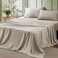 Bedsure Full Size Bed Sheets 4 Pieces Soft Full Sheet Set Breathable Cooling Hotel Luxury Easy Care Polyester Microfiber Bedding for Kids Women Men Linen