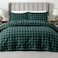 Elegant Comfort Ultra Soft 4Piece 100 Turkish Cotton Flannel Sheet Set Buffalo Check Plaid Flannel Sheets Warm and Cozy Premium Quality Deep Pocket Fitted Sheet Full Green