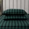 Elegant Comfort Ultra Soft 4Piece 100 Turkish Cotton Flannel Sheet Set Buffalo Check Plaid Flannel Sheets Warm and Cozy Premium Quality Deep Pocket Fitted Sheet Full Green