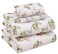 RUVANTI 100 Cotton Percale Sheets California King Size Crisp Cooling Bed Sheets for Hot Sleepers Deep Pocket 14 Soft Breathable Durable HotelStyle 4 Piece Set Floral Bliss