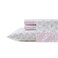 Laura Ashley Queen Size Sheet Set Crisp Lightweight Cotton Percale Bedding with Fitted Sheet and Pillowcases Floral Room Decor Deep Pocket College Dorm Room Essentials Lynda Pink