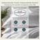 California Design Den Twin Floral Sheet Set 100 Cotton 12 Pocket Twin Sheets Pillowcase Set Soft Sateen Weave Chic Floral