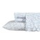Laura Ashley Twin XL Size Sheet Set Crisp Cotton Percale Bedding with Ruffle Pillowcase Fully Elastic Deep Pocket Fitted Sheet Floral Room Decor Breathable AllSeason Comfort Victoria Blue