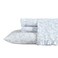 Laura Ashley Twin XL Size Sheet Set Crisp Cotton Percale Bedding with Ruffle Pillowcase Fully Elastic Deep Pocket Fitted Sheet Floral Room Decor Breathable AllSeason Comfort Victoria Blue