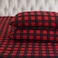 Elegant Comfort Ultra Soft 4Piece 100 Turkish Cotton Flannel Sheet Set Buffalo Check Plaid Flannel Sheets Warm and Cozy Premium Quality Deep Pocket Fitted Sheet King Burgundy
