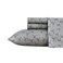 Wrangler King Size Sheet Set UltraSoft WrinkleResistant Bedding for Year Round Comfort Deep Pockets Bed Sheets with Matching Fitted Sheet Pillowcases Steer Skulls Grey