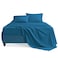 Swiftify Queen Sheet Set 4 Pieces Hotel Luxury Soft Microfiber Queen Bed Sheets Set Up to 16 Deep Pockets OekoTex Sheets with Elastic Breathable Wrinkle Free Peacock BlueQueen
