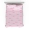Franco Barbie Logo Bedding Super Soft Cozy Microfiber 4 Piece Full Sheet Set Officially Licensed Product By