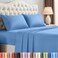 Utopia Bedding Full Size Sheet Set 4 Piece Bed Sheets Soft and Breathable Microfiber Includes 1 Fitted Sheet 1 Flat Sheet and 2 Pillowcases Oeko Tex Dutch Blue