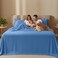 Utopia Bedding Full Size Sheet Set 4 Piece Bed Sheets Soft and Breathable Microfiber Includes 1 Fitted Sheet 1 Flat Sheet and 2 Pillowcases Oeko Tex Dutch Blue