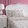 Betsey Johnson Queen Bed Sheets Soft Lightweight Bedding Fade Wrinkle Resistant Garden Toile Brown Queen