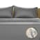 TEXAS LINEN CO. TEXAS LINEN CO 100 Egyptian Cotton King Sheets Set Luxury 1500 Series Couture Comfortin Collection Egyptian Cotton Sheets King Size Bed Set 4 PC Dark Grey 17 Deep Pocket Hotel Bedding