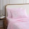 Betsey Johnson Queen Bed Sheets Fade Wrinkle Resistant Bedding Set with Matching Shams Soft Lightweight Fairytale Floral Pink Queen