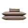Cozy Earth Luxury Bed Sheet Set 100 Viscose from Bamboo Fabric UltraSoft Breathable Fits Regular Deep Pocket Mattresses up to 20 4 Pieces King Sheet Set Walnut