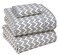 RUVANTI 100 Cotton Percale Sheets Twin Size Crisp Cooling Bed Sheets for Hot Sleepers Deep Pocket 16 Soft Breathable Durable HotelStyle 3 Piece Set Chevron
