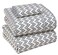 RUVANTI 100 Cotton Percale Sheets Twin Size Crisp Cooling Bed Sheets for Hot Sleepers Deep Pocket 16 Soft Breathable Durable HotelStyle 3 Piece Set Chevron