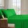 Elegant Comfort Softest and Coziest 6Piece Sheet Set 1500 Premium Hotel Quality Microfiber Deep Pocket Wrinkle Resistant 6Piece Damask Stripe Bed Sheet Set King Emerald Gren