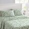 Laura Ashley Flannel Sheets King Size AntiPilling Wrinkle Resistant Cotton Touchably Soft for AllSeason Comfort Bed Sheets with Matching Pillowcases Fitted Sheet Holiday Pups Green