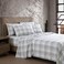 Wrangler King Size Sheet Set UltraSoft WrinkleResistant Bedding for Year Round Comfort Deep Pockets Bed Sheets with Matching Fitted Sheet Pillowcases Dayton Valley Plaid Beige