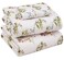 RUVANTI 100 Cotton Percale Sheets Twin Size Crisp Cooling Bed Sheets for Hot Sleepers Deep Pocket 16 Soft Breathable Durable HotelStyle 3 Piece Set Floral Bliss
