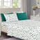 Elegant Comfort Luxury Soft Bed Sheets Holiday Pattern 1500 Premium Hotel Quality Microfiber Softness Wrinkle and Fade Resistant 4Piece Bedding Set Twin XL Twill Tree