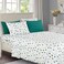 Elegant Comfort Luxury Soft Bed Sheets Holiday Pattern 1500 Premium Hotel Quality Microfiber Softness Wrinkle and Fade Resistant 4Piece Bedding Set Twin XL Twill Tree