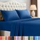 Utopia Bedding Full Size Sheet Set 4 Piece Bed Sheets Soft and Breathable Microfiber Includes 1 Fitted Sheet 1 Flat Sheet and 2 Pillowcases Oeko Tex Dusk Blue
