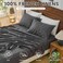 Bedlifes 100 French Pure Linen Sheets Queen Size Breathable and Cooling Flax Sheet Set Soft Durable and Moisture Wicking 16 Inch Deep Pocket4 PieceQueenDark Grey