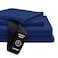 THE LAD COLLECTIVE 30 Queen Bedding Set Queen Bedding Sets 4Piece Bedset wFitted Sheet Top Sheet 2 Standard Pillowcases Duvet Not Included BambooCotton Atlantic Navy Blue