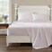 Laura Ashley Twin Size Sheet Set 100 Cotton Percale Bedding with Matching Pillowcase Fully Elastic Fitted Sheet Deep Pocket Floral Room Decor Francesca Pink