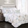 Lush Decor Harbor Life Reversible Quilt Set 7 Piece Set King Blue Taupe Blue Quilt King Bedding Set Coastal Decor Nautical Bedding Beach House