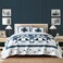 Secgo Handmade Quilted 100 Cotton King Comforter Set for Bed 100 Cotton Quilts King Size Black Bedspreads 96 108 Inch with 2 Pillow Shams Patchwork Reversible Lightweight Bedding