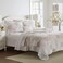 Laura Ashley Queen Quilt Set Soft Lightweight Bedding with Matching Shams Reversible Room Decor College Dorm Room Essentials Celina Patchwork Pink