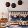 Pendleton Explorer Queen Quilt Bedding Set with 2 Shams Luxury Cotton Bedding Lightweight Quilted Bedspreads Coverlet for Bed Aztec Western Quilt Machine Washable FullQueen Blue Grey Multi