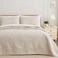 Exclusivo Mezcla Twin Quilt Bedding Set Lightweight Brich Beige Quilts Twin Size for All Seasons Soft Microfiber Bedspreads Coverlets Bed Cover with Leaf Pattern 2 Piece