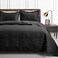 Love's cabin Loves cabin Twin Quilt Set Black Bedspreads Soft Bed Fall Lightweight Bedspread Comforter Modern Style Coin Pattern Coverlet for All Season 2 Pieces 1 Quilt 1 Pillow Sham