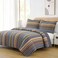 Chezmoi Collection Avery Striped Cotton Quilt Set Queen Size 3Piece Soft PreWashed 100 Cotton Quilt MultiColor Green