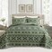 BEDIFANY Quilts King Size Reversible Lightweight Bedspread with Boho Geometry Printed Boho Bed Spread Coverlet Sets for Bed Decoration AllSeason King Quilt Bedding Set 98 106 in 3 Pieces