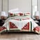 Secgo Handmade Quilted 100 Cotton King Comforter Set for Bed 100 Cotton Quilts King Size Black Bedspreads 96 108 Inch with 2 Pillow Shams Patchwork Reversible Lightweight Bedding