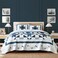 Secgo Handmade Quilted 100 Cotton Queen Comforter Set for Bed 100 Cotton Quilts Queen Size Black Bedspreads 90 96 Inch with 2 Pillow Shams Patchwork Reversible Lightweight Bedding